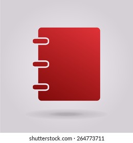 Notebook, address, phone book icon