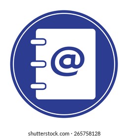 Notebook, address, phone book icon