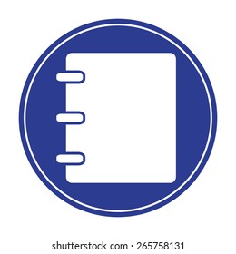 Notebook, address, phone book icon