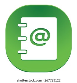 Notebook, address, phone book icon