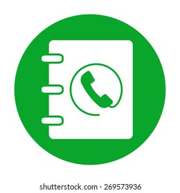 Notebook, address, phone book icon 