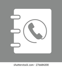 Notebook, address, phone book icon