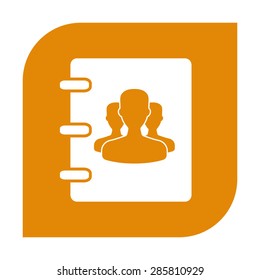 Notebook, address, phone book icon