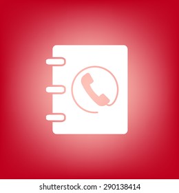 Notebook, address, phone book icon
