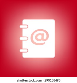 Notebook, address, phone book icon