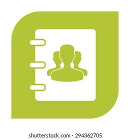 Notebook, address, phone book icon