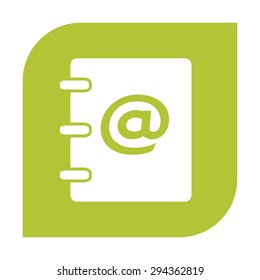 Notebook, address, phone book icon