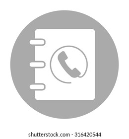 Notebook, address, phone book icon