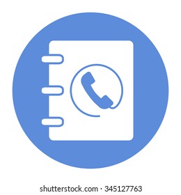 Notebook, address, phone book icon