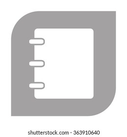 Notebook, address, phone book icon