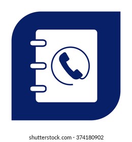 Notebook, address, phone book icon