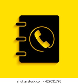 Notebook, address, phone book icon