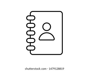 Notebook, Book icon vector illustration EPS10