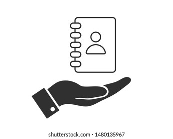 Notebook, Book icon vector illustration EPS10