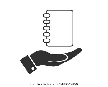 Notebook, Book icon vector illustration EPS10
