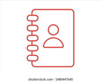 Notebook, Book icon vector illustration EPS10