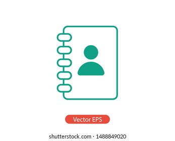 Notebook, Book icon vector illustration EPS10