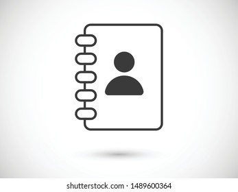 Notebook, Book icon vector illustration EPS10