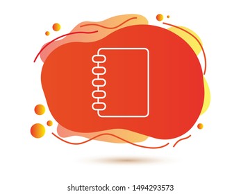 Notebook, Book icon vector illustration EPS10