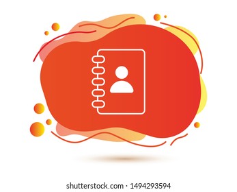 Notebook, Book icon vector illustration EPS10