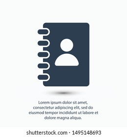 Notebook, Book icon vector illustration EPS10