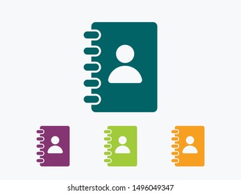 Notebook, Book icon vector illustration EPS10