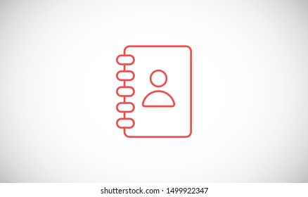 Notebook, Book icon vector illustration EPS10