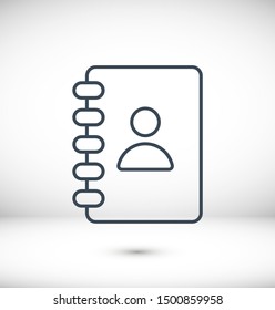 Notebook, Book icon vector illustration EPS10