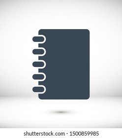 Notebook, Book icon vector illustration EPS10