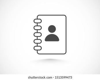 Notebook, Book icon vector illustration EPS10