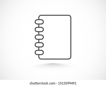 Notebook, Book icon vector illustration EPS10