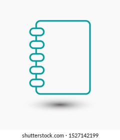 Notebook, Book icon vector illustration EPS10
