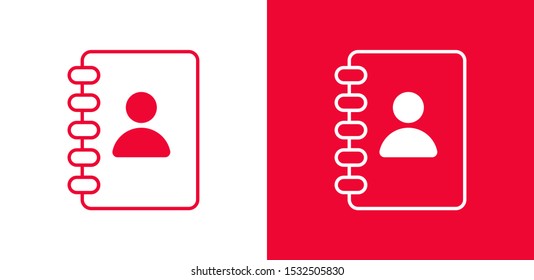 Notebook, Book icon vector illustration EPS10