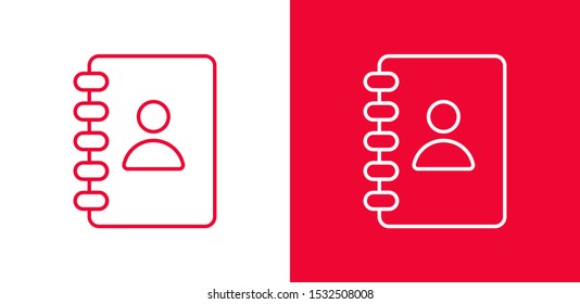Notebook, Book icon vector illustration EPS10