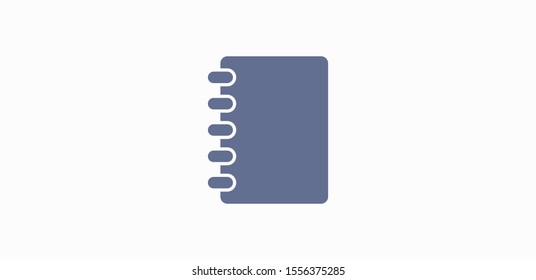 Notebook, Book icon vector illustration EPS10