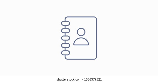 Notebook, Book icon vector illustration EPS10