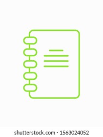 Notebook, Book icon vector illustration EPS10
