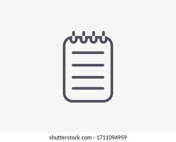 Notebook, Book  icon vector illustration EPS10