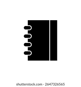 Cuaderno, libro, diario, icono de notas