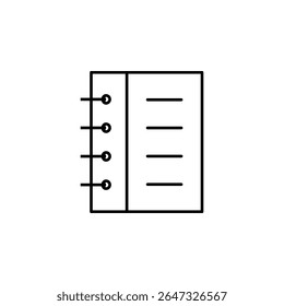 notebook, book, journal, notes icon