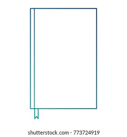 notebook with bookmark template blank corporate stationery diary
