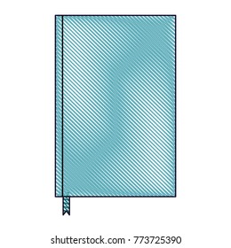 notebook with bookmark template blank corporate stationery diary