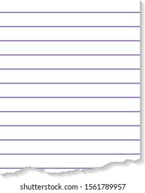 Notebook Business White Paper Vector