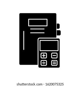 Notebook, calculator icon. Simple education icons for ui and ux, website or mobile application