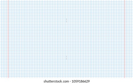 A notebook cell in a vector.A notebook in a cage.Vector illustration.