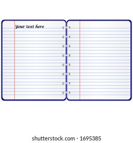 notebook completely adjustable to your own taste and needs