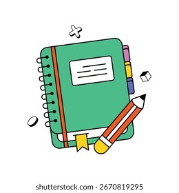 Notebook Concept Vector Icon Eps 10 File
