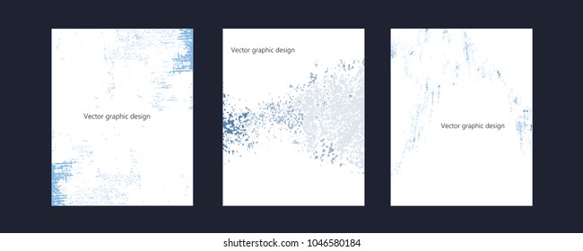 Notebook cover design. Grunge style. Minimalist style. 