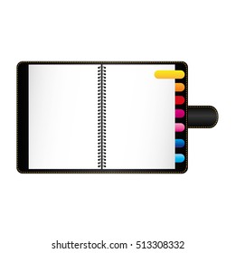 notebook with cover icon image