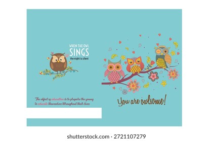 NOTEBOOKABDECKUNG IM OWL-THEMA